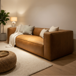 Colton Tan Leather Sofa - Image 7