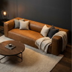 Colton Tan Leather Sofa - Image 2