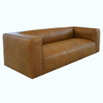 Colton Tan Leather Sofa - Image 3