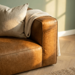 Colton Tan Leather Sofa - Image 10
