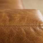 Colton Tan Leather Sofa - Image 9