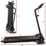 Compact Folding Treadmill for Home, Superfit Electric Walking Running Machine - Image 7