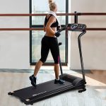 Compact Folding Treadmill for Home, Superfit Electric Walking Running Machine - Image 2