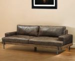 Comstock Leather Sofa - Chocolate