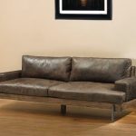Comstock Leather Sofa - Chocolate