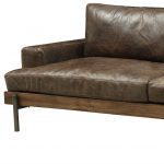 Comstock Leather Sofa - Chocolate - Image 3
