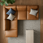 Corbin Top-Grain Leather Sectional - Image 6