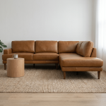Corbin Top-Grain Leather Sectional - Image 2