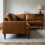 Corbin Top-Grain Leather Sectional - Image 10
