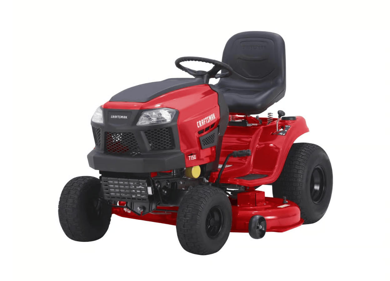 craftsman-t150-gas-lawn-tractor-46-in-540cc-19hp-briggs-and-stratton-engine-turn-tight-technology-5912089 Craftsman T150 Gas Lawn Tractor | 46-in | 540cc | 19HP Briggs and Stratton Engine | Turn Tight Technology - Prioka