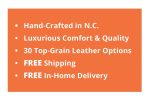 Dale Leather Power "WALL HUGGER" Pillow Back Living Room Reclining Chair - Image 2