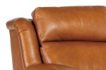 Dale Leather Power "WALL HUGGER" Pillow Back Living Room Reclining Chair - Image 11