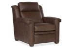 Dale Leather Power "WALL HUGGER" Pillow Back Living Room Reclining Chair - Image 13