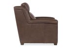 Dale Leather Power "WALL HUGGER" Pillow Back Living Room Reclining Chair - Image 17