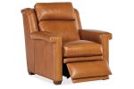 Dale Leather Power "WALL HUGGER" Pillow Back Living Room Reclining Chair - Image 5