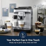 De’Longhi Magnifica Evo Automatic Espresso & Coffee Machine with Auto Milk Frother, Built-in Grinder & Auto-Clean Function – For Latte, Cappuccinos, Americano, Iced Coffee, ECAM29084SB , Silver - Image 4