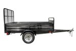 DK2 5-ft x 7-ft Steel Utility Trailer with Ramp Gate ( 1639-lb Capacity ) 2491711 - Prioka