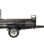 DK2 5-ft x 7-ft Steel Utility Trailer with Ramp Gate ( 1639-lb Capacity ) 2491711 - Prioka