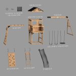 Dover Bay Swing Set with Monkey Bars - Image 13