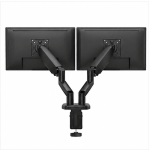 Dual Monitor Stand Adjustable Gas Spring Arm Desk Mount with VESA Bracket - Image 3