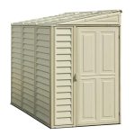 DuraMax Building Products 4-ft x 8-ft Sidemate Off-white Lean-to Vinyl Storage Sheds - Image 4