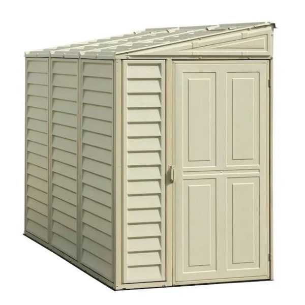 DuraMax Building Products 4-ft x 8-ft Sidemate Off-white Lean-to Vinyl Storage Sheds - Prioka