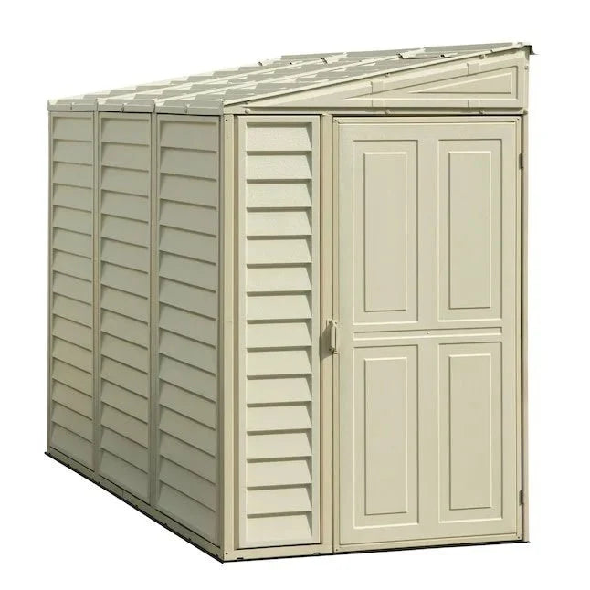 duramax-building-products-4-ft-x-8-ft-sidemate-off-white-lean-to-vinyl-storage-sheds-9338411 DuraMax Building Products 4-ft x 8-ft Sidemate Off-white Lean-to Vinyl Storage Sheds - Prioka