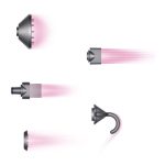 Dyson Supersonic Hairdryer Fuchsia Nickel - ( 1-Year Dyson Warranty ) - Image 3