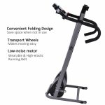 Electric Folding Treadmill with LCD Display and Heart Rate Sensor - Image 10
