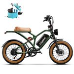 Euybike S4 Moped-Style Fat Tire Electrics Bikes - Image 4