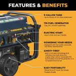 Firman 11600W Tri Fuel Portable Generators. - Image 5
