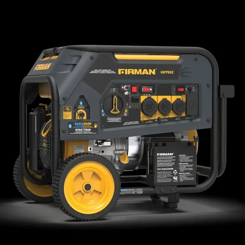 firman-h07552-9400w-dual-fuel-generators-5982754 Firman H07552 9400W Dual Fuel Generators. - Image 1