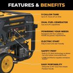 Firman H07553 7500/9400W Dual Fuel Generators. - Image 2