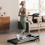 Folding Treadmill, Electric Running Machine with LED Display and Mobile Phone Holder - Image 2