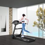 Folding Treadmill, Superfit Electric Portable Treadmill - Image 2