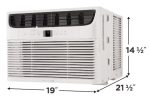 Frigidaire portable air conditioner 10,000 BTU Window ac unit  Model  FFRA1022U1 - Image 3
