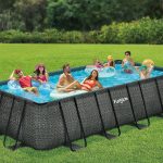 Funsicle 18' x 9' x 52" Oasis Rectangular Swimming Pool Set with 18' Cover - Image 10