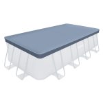 Funsicle 18'x9'x52" Oasis Rectangular Swimming Pool Set with 18' Cover - Image 2