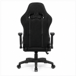 Gaming Chair with Adjustable Lumbar Support Breathable Fabric & Spring Cushioning - Image 4