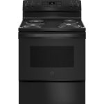 GE 30 Inch Freestanding Electric Range with Self-Clean Oven, Black (JB256DMBB) - Prioka