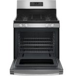 GE 30-Inch Freestanding Gas Range with 4.8 Cu. Ft. Oven, Stainless Steel – JGBS61RPSS - Image 4