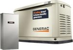 Generac Guardian 22kW Home Standby Generator with 200 Amp Transfer Switch, Durable All Aluminum, WiFi Enabled with G-Force Engine, Easy to Use, Whole House Powers Backups, Smart Outage Solution – Bisque - Image 6