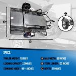 Go! Series Dual Rail Ride-Up Folding Motorcycle Trailer Discounted - Image 10