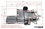 Go! Series Dual Rail Ride-Up Folding Motorcycle Trailer Discounted - Image 5