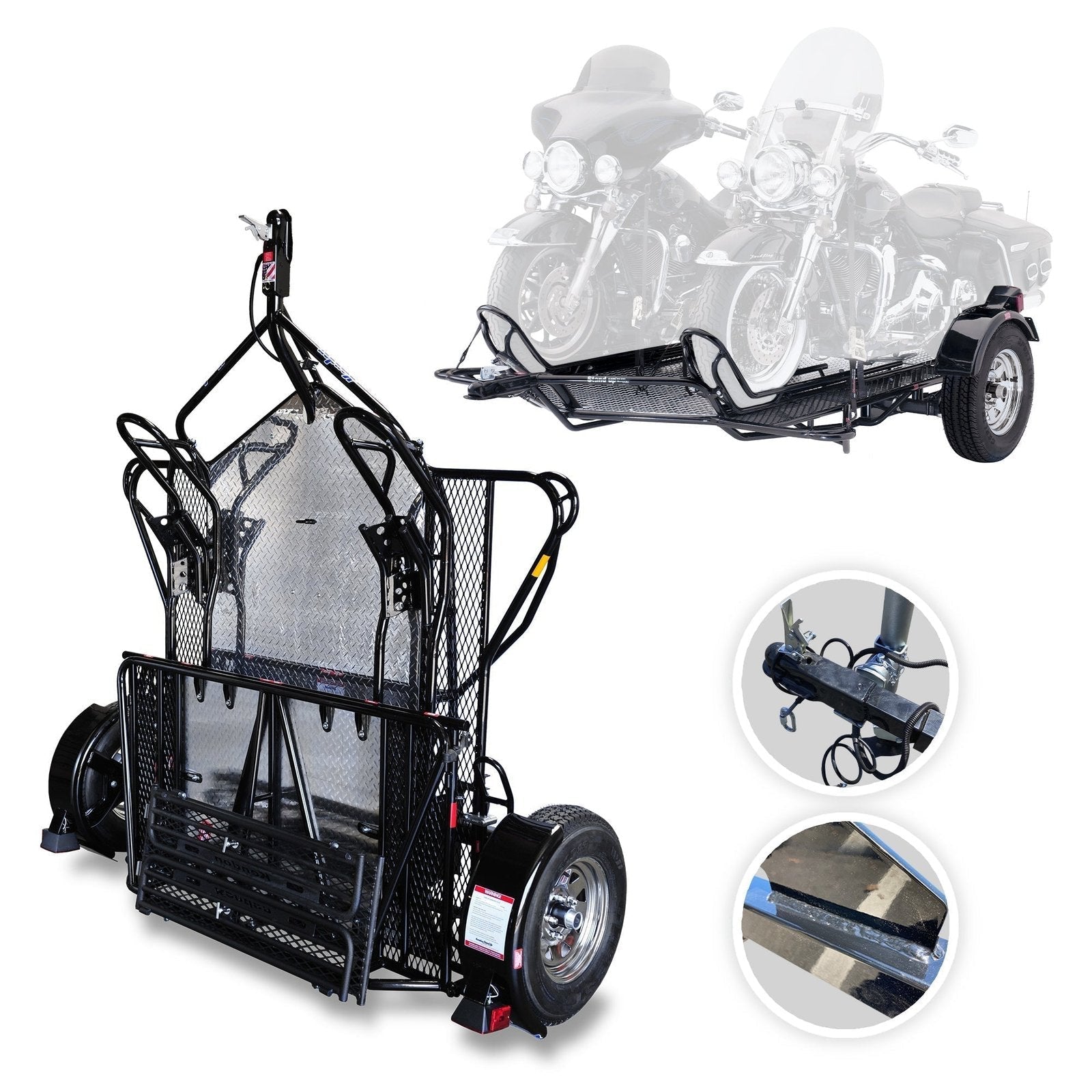 go-series-dual-rail-ride-up-folding-motorcycle-trailer-discounted-9603149-1 Go! Series Dual Rail Ride-Up Folding Motorcycle Trailer Discounted - Image 1
