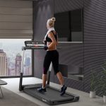 Goplus 2.25HP Folding Treadmill, Compact Superfit Treadmill with LED Display and APP Control - Image 9