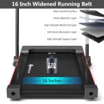 Goplus 3 in 1 Under Desk Treadmill Walking Pad with Removable Desktop - Image 8
