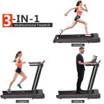Goplus 3 in 1 Under Desk Treadmill Walking Pad with Removable Desktop - Image 5