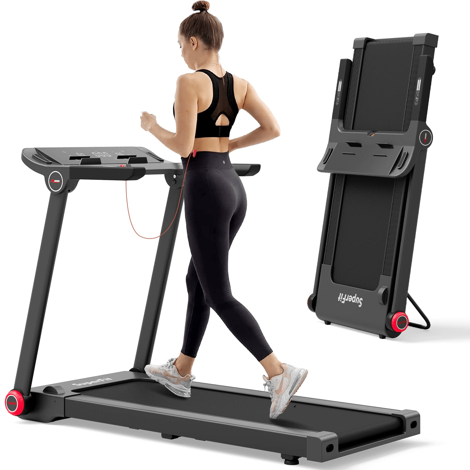 goplus-375hp-folding-treadmill-freestanding-superfit-treadmill-with-app-12-preset-programs-4282292 Goplus 3.75HP Folding Treadmill, Freestanding Superfit Treadmill with APP, 12 Preset Programs - Image 1