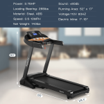 Goplus 3.75HP Folding Treadmill with Incline, Electric Superfit Treadmill w/App Control, 12 Preset & 3 Custom Programs - Image 8